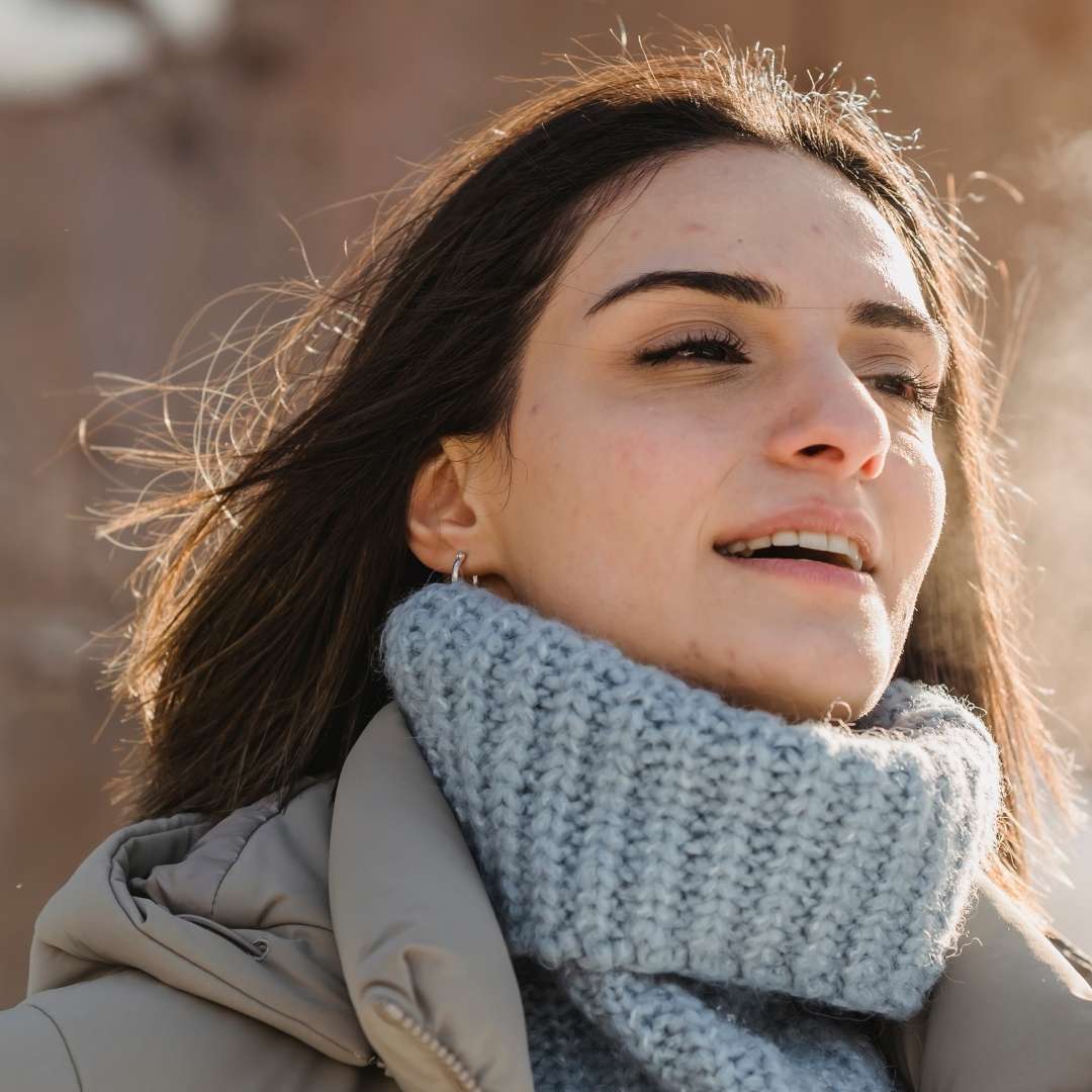 visage hiver