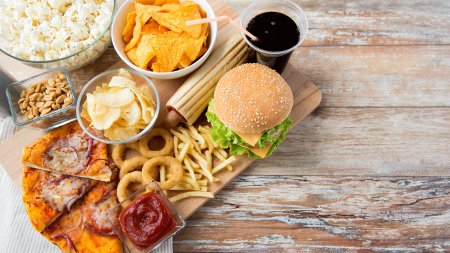 Nourriture malsaine et fast food