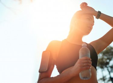 Une femme qui fait du sport