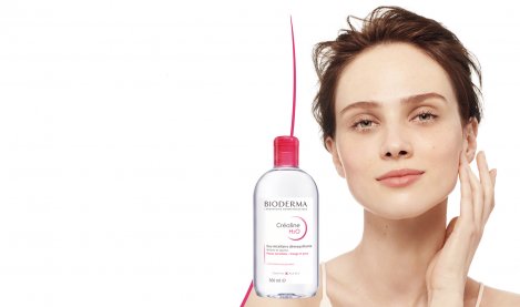 Créaline Lait démaquillant 250 ml Bioderma, lait démaquillant visage peaux  sensibles