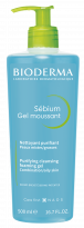 BIODERMA photo produit, Sébium Gel moussant 500ml  gel nettoyant peau grasse