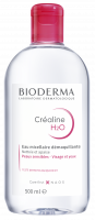 BIODERMA photo produit, Crealine H2O F500ml Pompe inversée  eau micellaire peau sensible