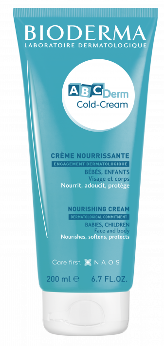 BIODERMA photo produit, ABCDerm Cold-Cream T200ml l crème hydratante bébé
